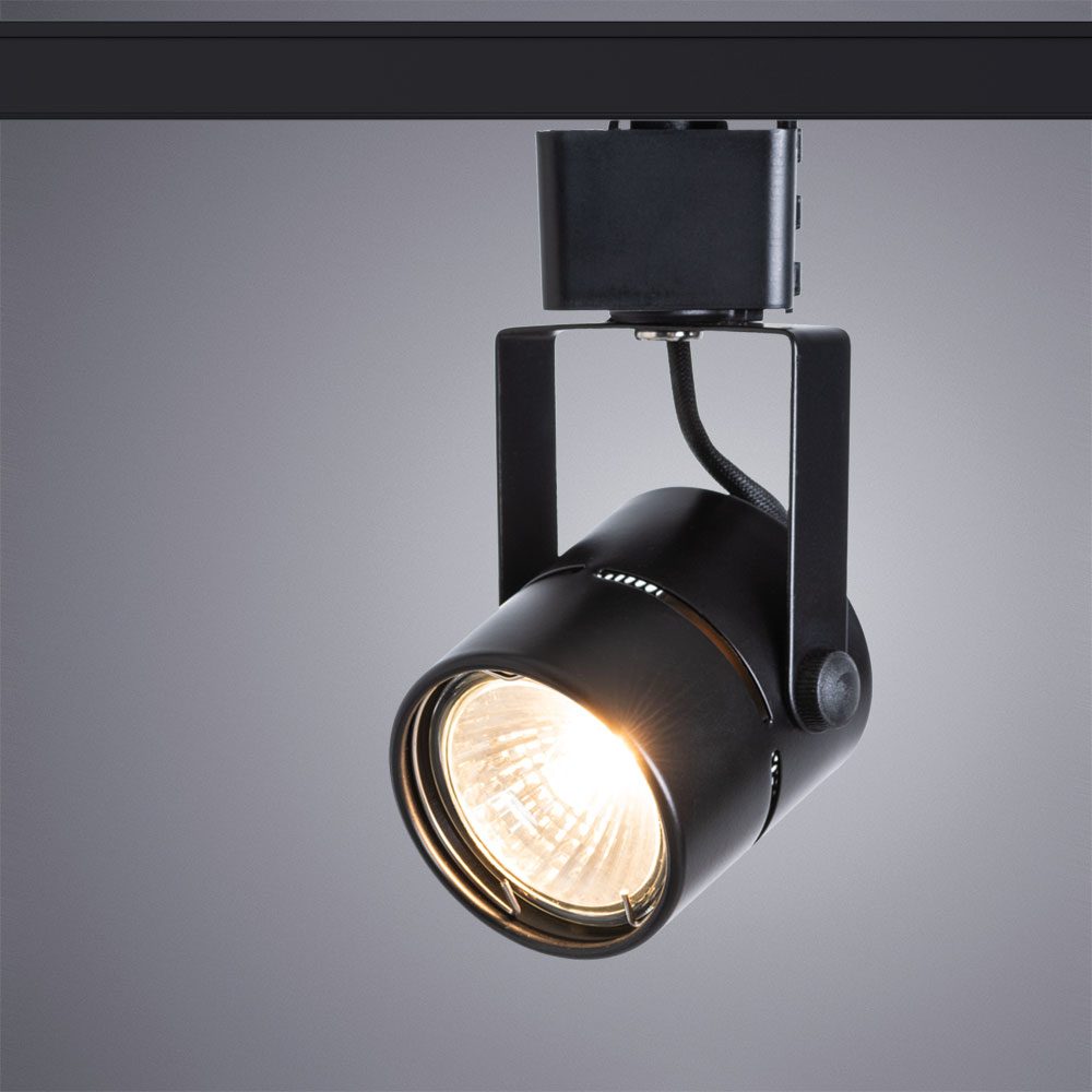 Светильник трековый однофазный Arte Lamp MIZAR A1311PL-1BK