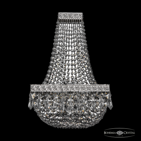 Настенный светильник Bohemia Crystal 19012B/H2/25IV Ni