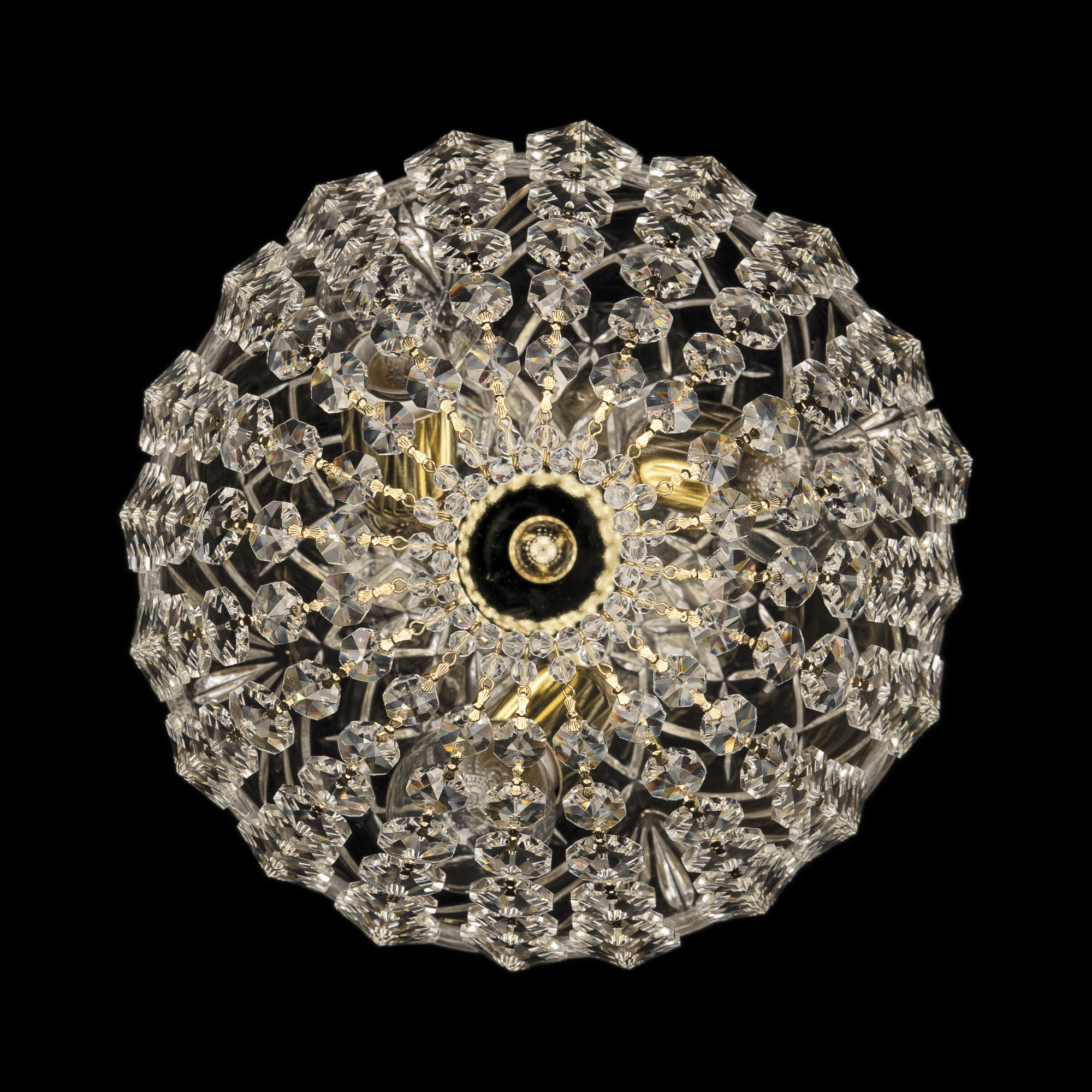 Светильник подвесной хрустальный Bohemia Crystal 14771/15 G