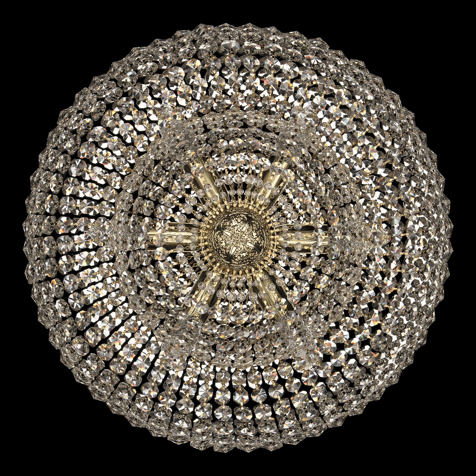 Люстра потолочная хрустальная Bohemia Crystal 19101/H2/90IV G
